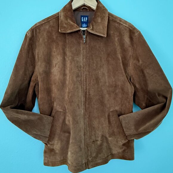 VINTAGE GAP Suede Jacket Size Small Medium - Picture 1 of 12